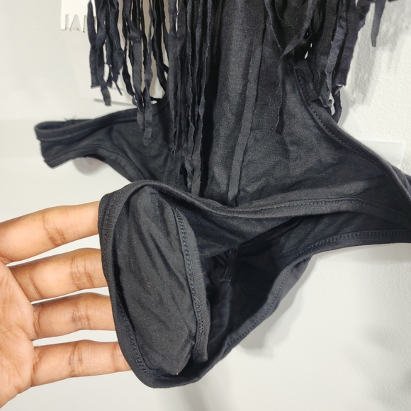 NWT THE FRINGE Onepiece Black Bodysuit NIIHAI Size Small - Picture 9 of 10